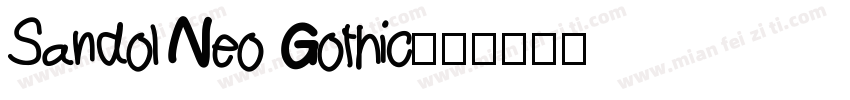 Sandol Neo Gothic字体转换